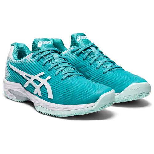 Asics Solution Speed FF Clay Womens Shoe (Cyan/White)