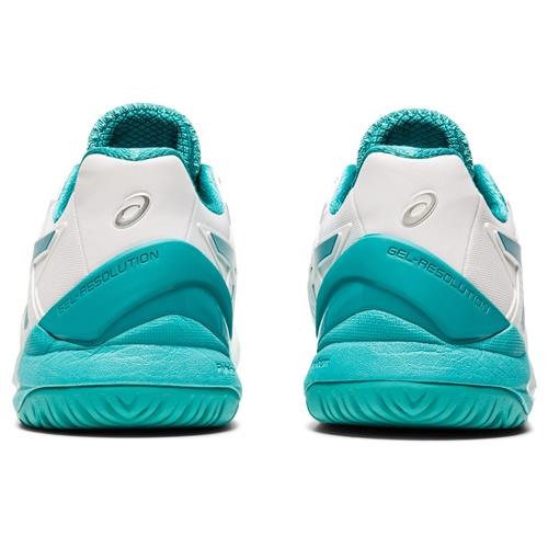 Asics Gel-Resolution 8 Womens Shoe (White/Lagoon)
