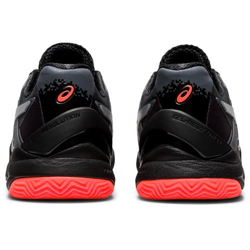 Asics Gel-Resolution 8 Clay L.E. Womens Shoe (Black/Red)