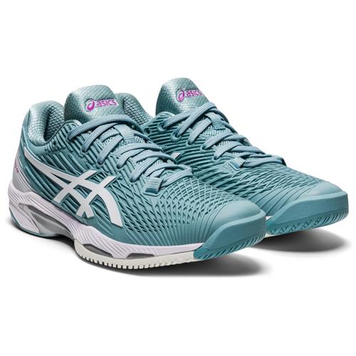 Asics Solution Speed FF 2 Womens Shoe (Smoke Blue/White)