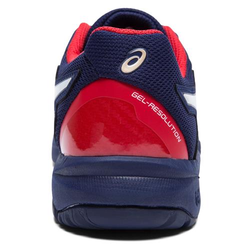 Asics Gel-Resolution 8 GS Kids Shoe (Peacoat/Red)