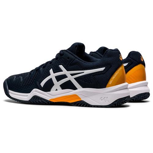 Asics Gel-Resolution 8 GS Kids Tennis Shoe (French Blue/ White)