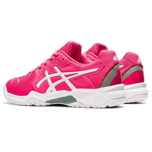 Asics Gel-Resolution GS 8 Kids Shoe (Pink Cameo/White)