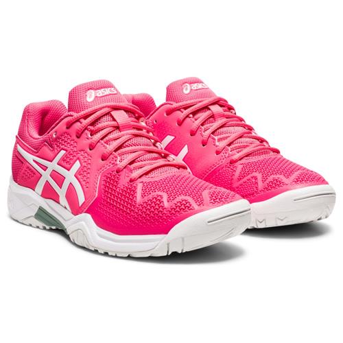 Asics Gel-Resolution GS 8 Kids Shoe (Pink Cameo/White)