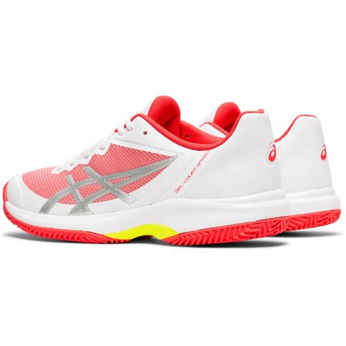 Asics Gel-Court Speed Clay Womens Shoe (White/Pink)