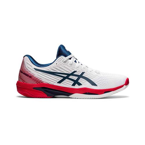 Asics Solution Speed FF 2 Clay Mens Shoe (White/Mako Blue)