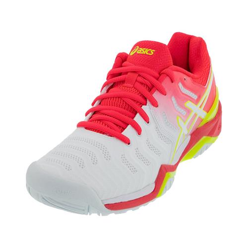 Asics Gel-Resolution 7 Womens Shoe (White/Pink)