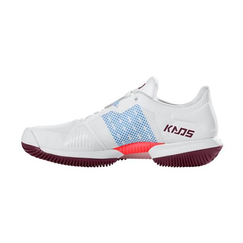 Wilson Kaos Swift 3.5 Womens Tennis Shoes (White/Chambray Blue/Fig)