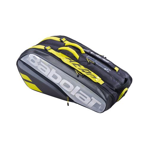 Babolat Pure Aero VS 9 Racquet Bag (Black/Yellow)