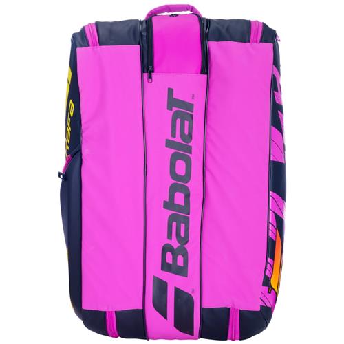 Babolat Pure Aero RAFA 12 Racquet Tennis Bag (Black/Orange/Purple)