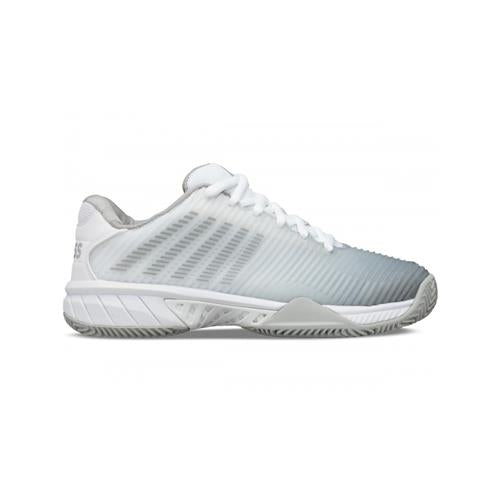 K-Swiss Hypercourt Express 2 HB Womens Shoe (White/Highrise/Silver)
