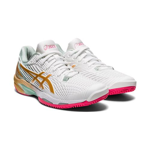 Asics Solution Speed FF 2 Clay L.E. Womens Shoe (White/Champagne)
