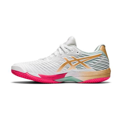 Asics Solution Speed FF 2 Clay L.E. Womens Shoe (White/Champagne)