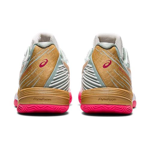 Asics Solution Speed FF 2 Clay L.E. Womens Shoe (White/Champagne)