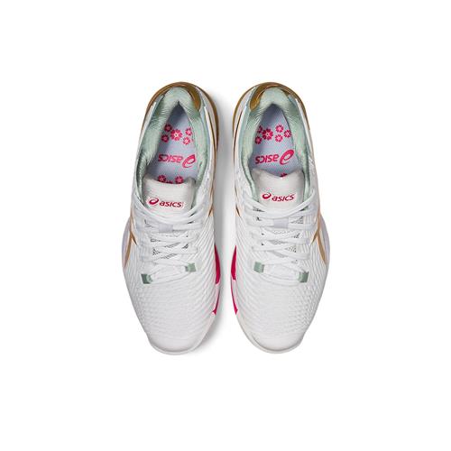 Asics Solution Speed FF 2 Clay L.E. Womens Shoe (White/Champagne)