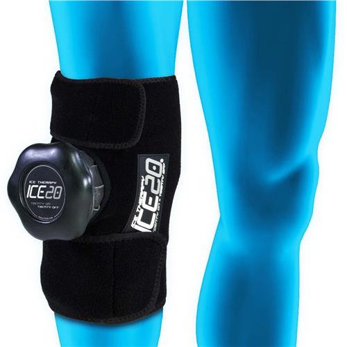 Ice 20 Single Knee Compression Wrap
