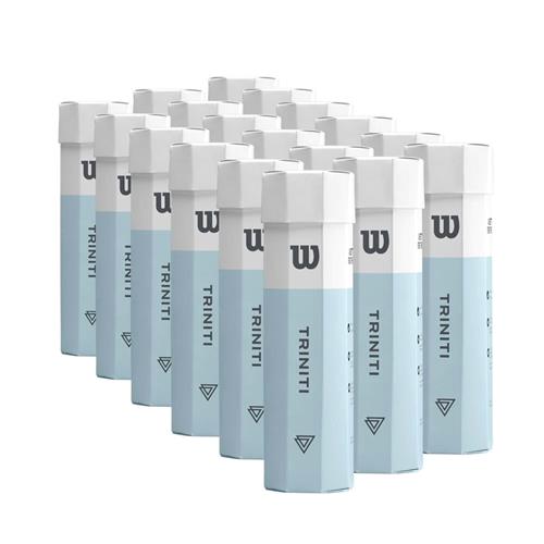 Wilson Trinity 4 Ball Can (Box of 18 Cans)