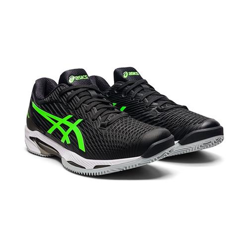 Asics Solution Speed FF2 Clay Mens Shoe (Black/Green Gecko)