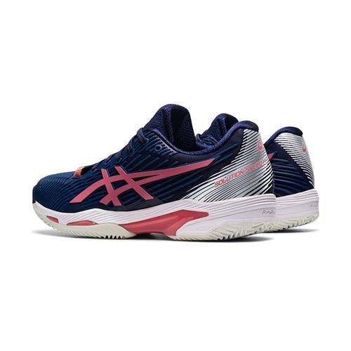 Asics Solution Speed FF 2 Clay Womens Shoe (Peacoat/Smokey Rose)