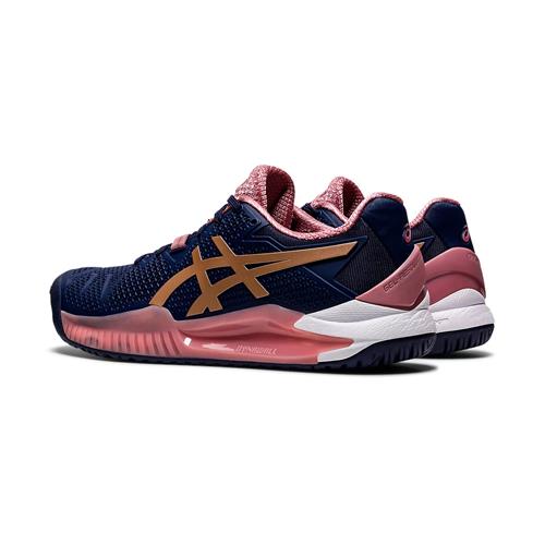 Asics Gel-Resolution 8 Womens Shoe (Peacoat/Rose Gold)