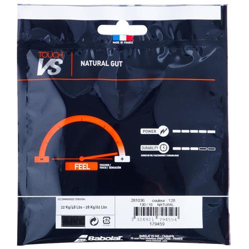 Babolat VS Touch Black 130/16 String Set
