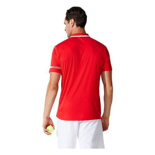 Asics Mens Court Polo Shirt (Classic Red)