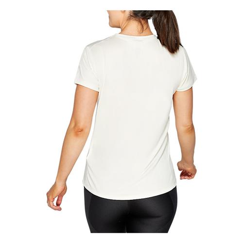 Asics Womens Silver Short Sleeve Top (Birch)