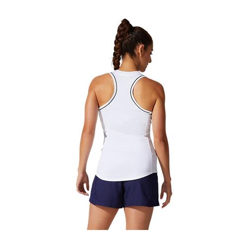 Asics Womens Court Piping Tank (Brilliant White)