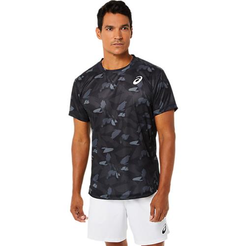 Asics Mens Match Graphic Short Sleeved Top (Performance Black)