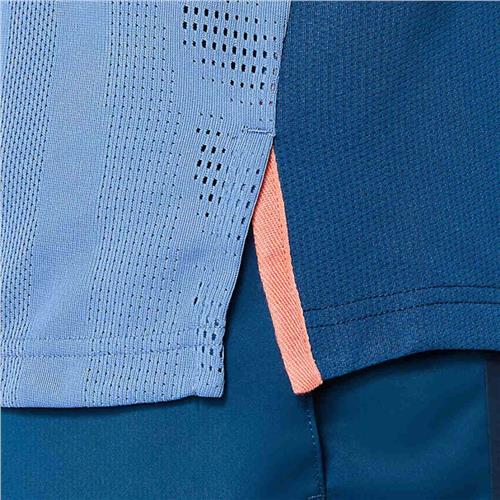 Asics Mens Match Actibreeze Short Sleeve Top (Light Indigo)