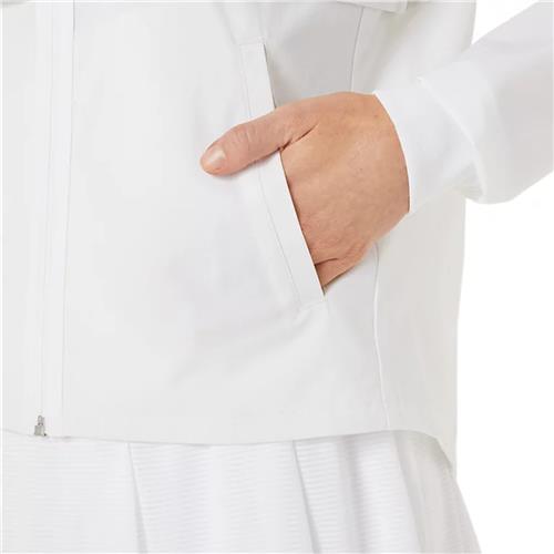 Asics Womens Match Jacket (Brilliant White)