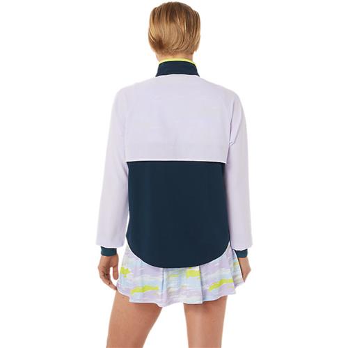 Asics Womens Match Jacket (Murasaki/French Blue)