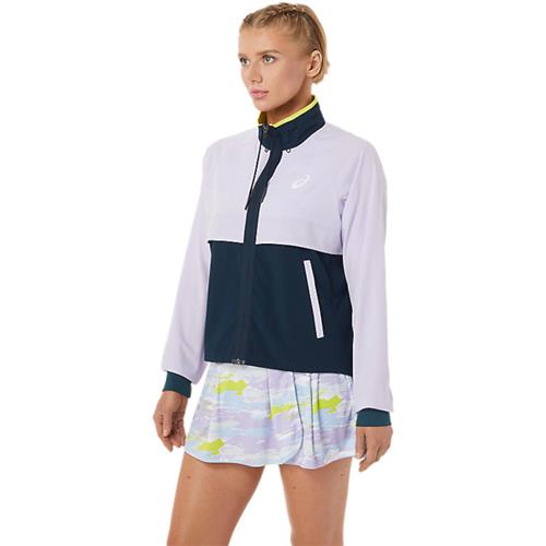 Asics Womens Match Jacket (Murasaki/French Blue)