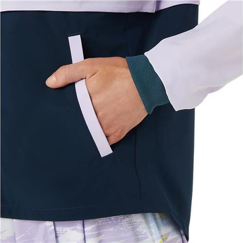 Asics Womens Match Jacket (Murasaki/French Blue)