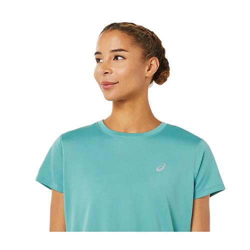 Asics Womens Silver Short Sleeved Top (Sage)