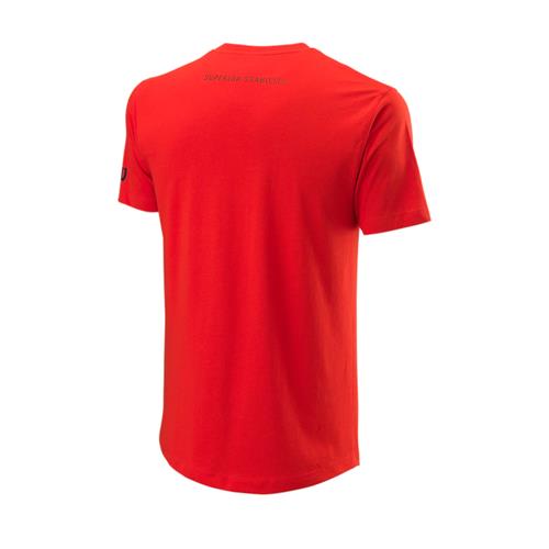 Wilson Mens Rush Pro Tech Tee (Red)