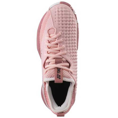 Yonex Power Cushion Fusion Rev 4 Clay Womens Tennis Shoe (Smoke Pink)