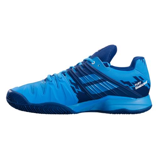 Babolat Propulse Fury Clay Mens Tennis Shoes (Drive Blue)