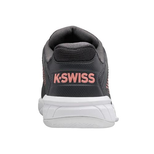 K-Swiss Hypercourt Express 2 All Court Womens Shoe (Asphalt/White/Peach)