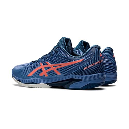 Asics Solution Speed FF2 Mens Tennis Shoes (Blue Harmony Guava)