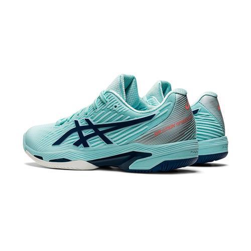 Asics Solution Speed FF2 Womens Tennis Shoes (Clear Blue/Light Indigo)