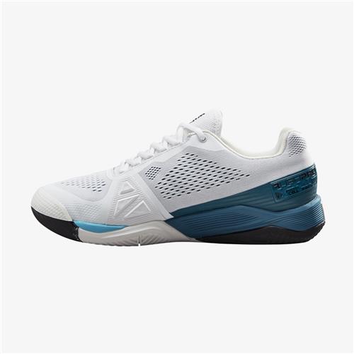 Wilson Rush Pro 4.0 Mens Tennis Shoes (White/Blue Coral/Blu Atoll)