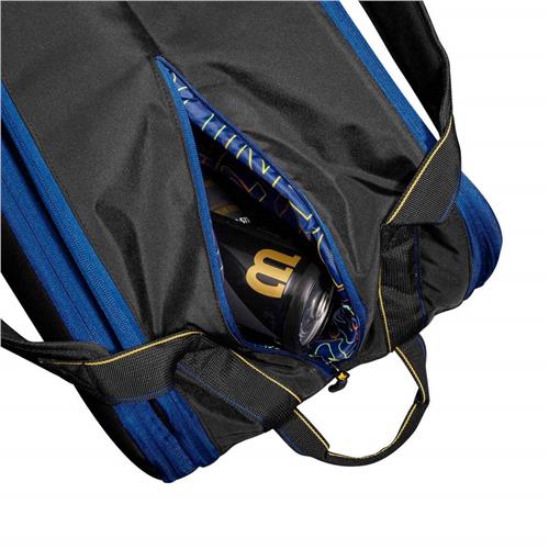 Wilson US Open 2022 Tour 12pk Racquet Bag (Black/Blue/Yellow)