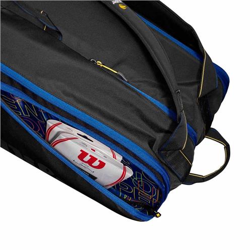 Wilson US Open 2022 Tour 12pk Racquet Bag (Black/Blue/Yellow)