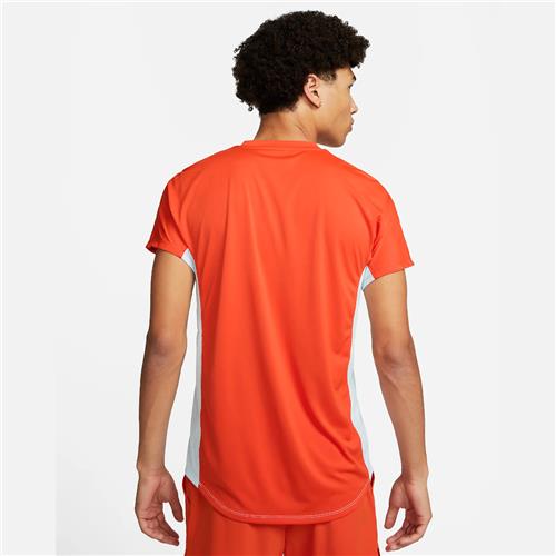 Nike Court DriFit Advantage Slam Top NY (WHITE/TEAM ORANGE/GLACIER BLUE/BLACK)