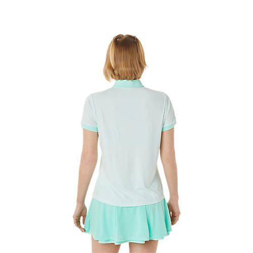 Asics Womens Court Polo Shirt (Soothing Sea)