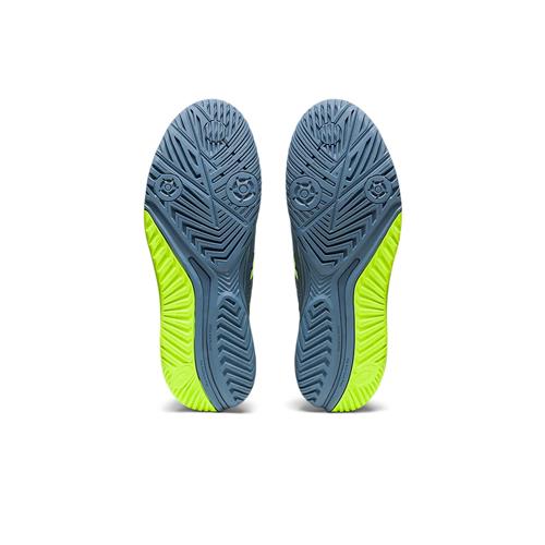 Asics Gel-Resolution 9 Men's Tennis Shoes (Steel Blue/Hazard Green)