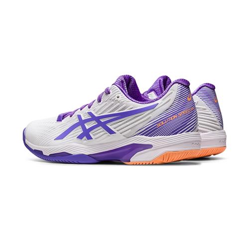 Asics Solution Speed FF 2 Women's Tennis Shoes (White/Amethyst)