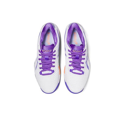 Asics Solution Speed FF 2 Women's Tennis Shoes (White/Amethyst)