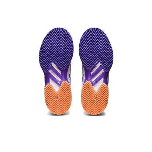 Asics Solution Speed FF 2 Clay Women's Tennis Shoes (White/Amethyst)